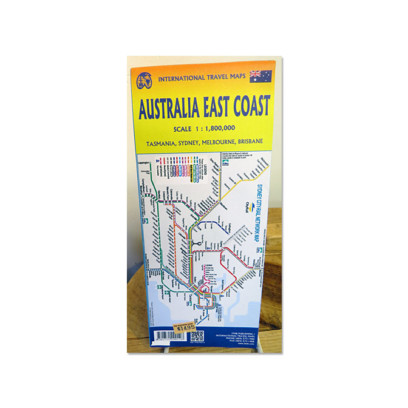 Australia East Coast Travel Reference Map