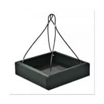 Petite Green Hanging Tray Feeder, available at The Audubon Shop, the best shop for bird feeders, Madison CT