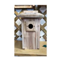 Cedar Bluebird Nesting Box, available at The Audubon Shop, the best shop for bird houses, Madison CT